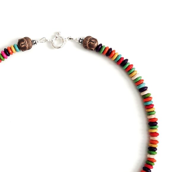 SKITTLES MINI BEAD NECKLACE-16" - Picture 2 of 2